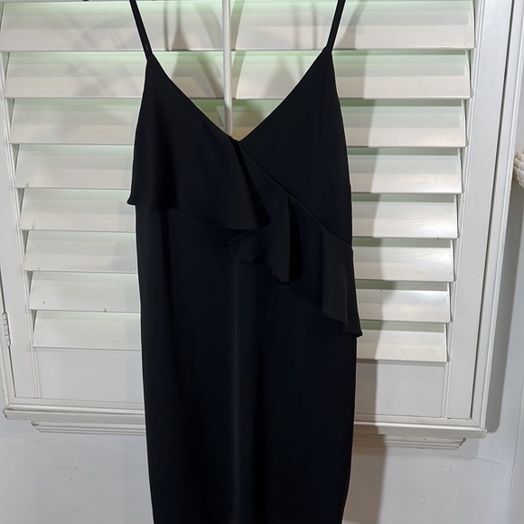 NWT Chelsea28 Spaghetti strap dress with ruffle cross the front - Picture 3 of 7